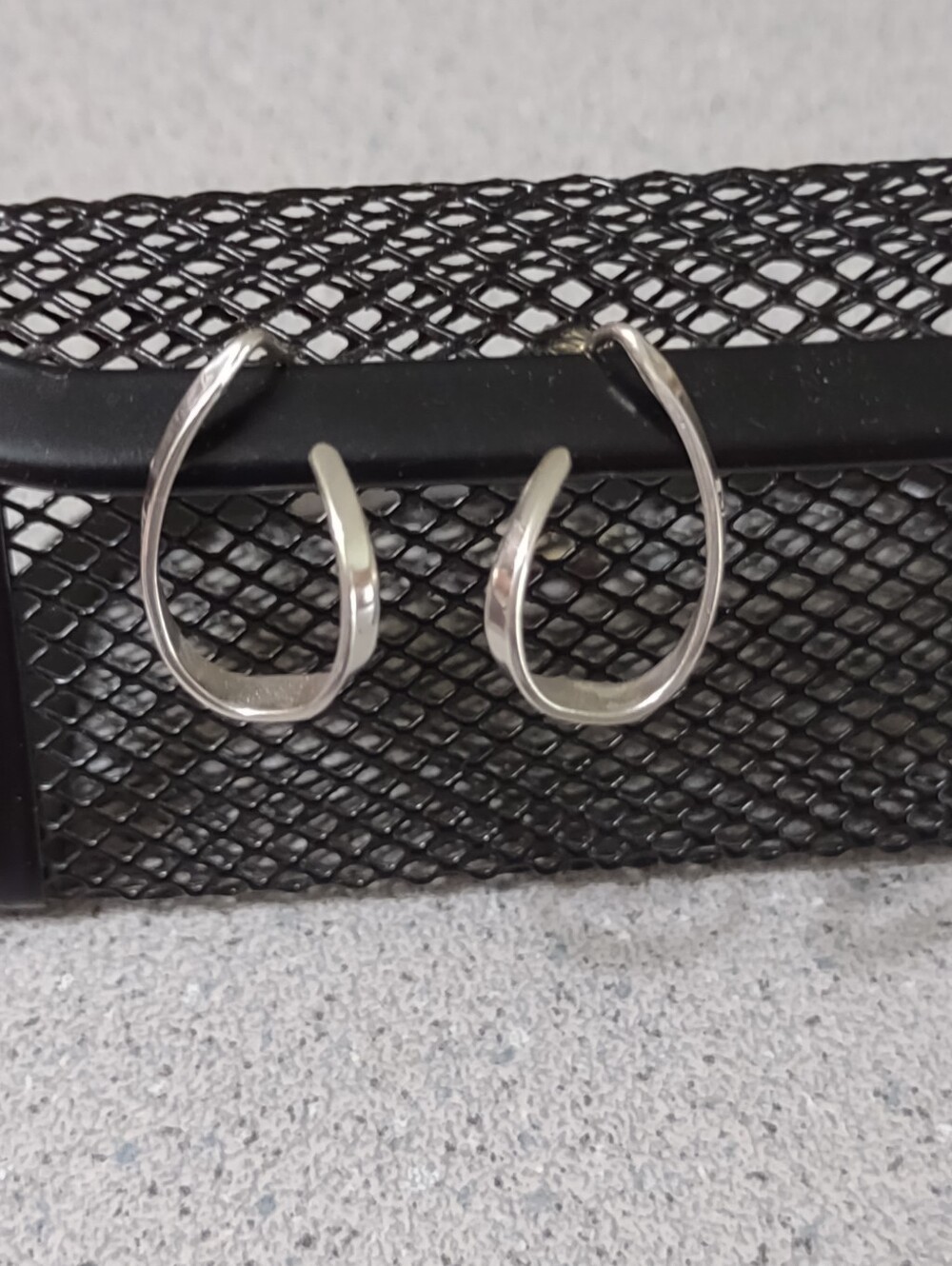 Ed Levin Curved Earrings